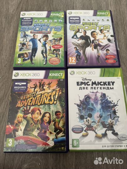 Комплект игр на xbox 360