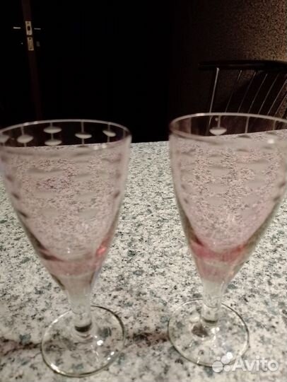 Рюмки цветное стекло СССР