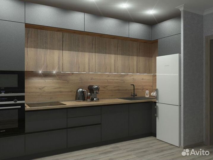 Кухонный гарнитур прямой на заказ