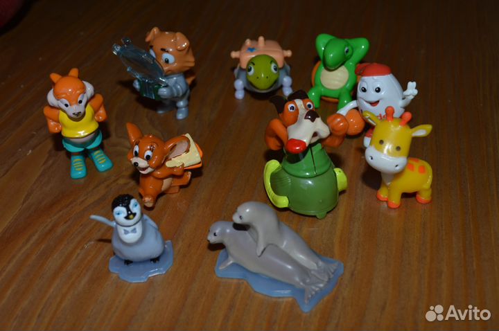 Фигурки из киндеров старые серии