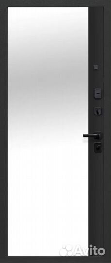 Дверь входная с зеркалом