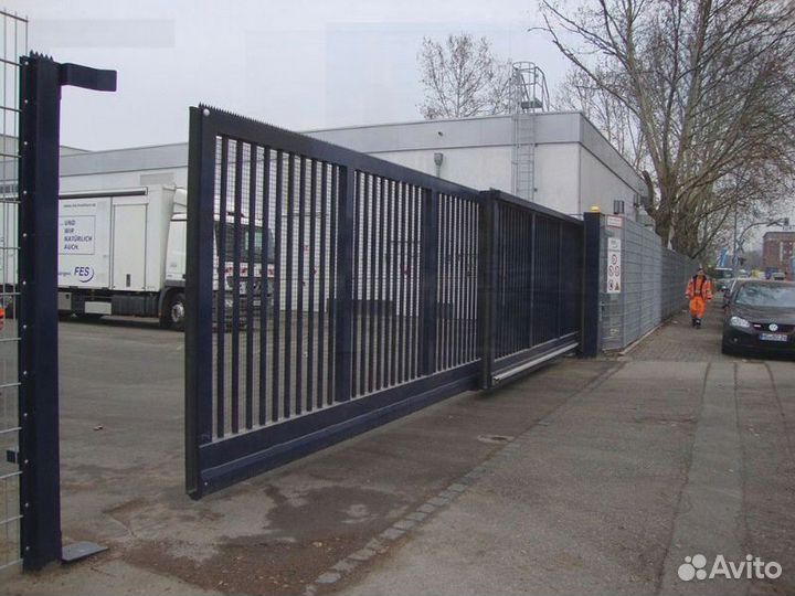 Ворота откатные с установкой