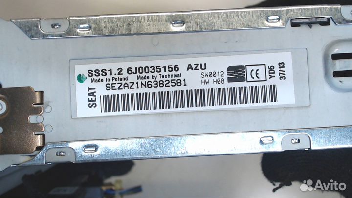 Магнитола Seat Ibiza 4, 2013