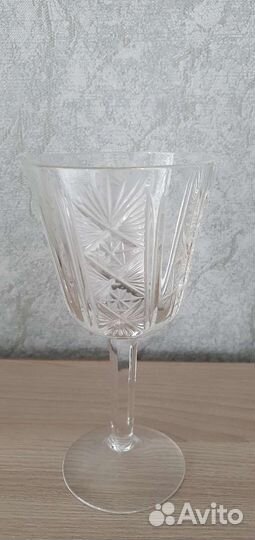 Бокалы хрусталь винтаж СССР (4 штуки)
