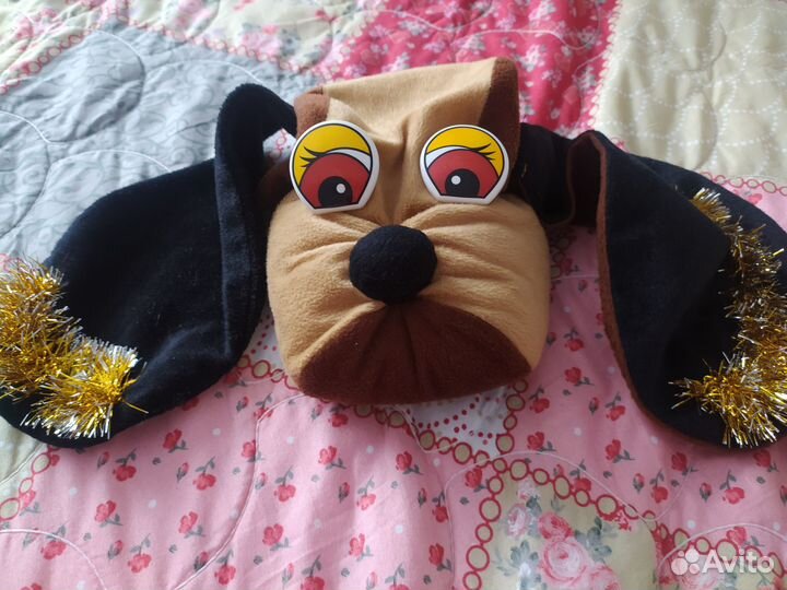 Шапка костюм собаки