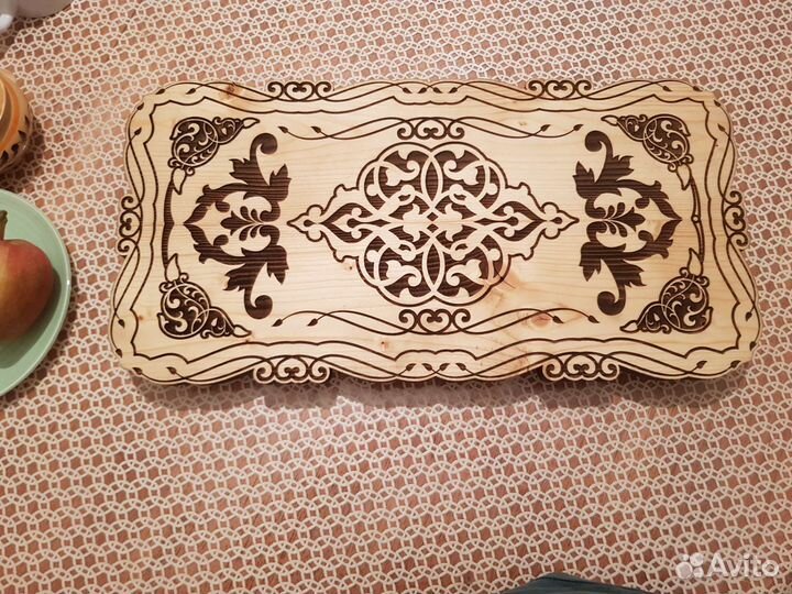 Поднос столик деревянный