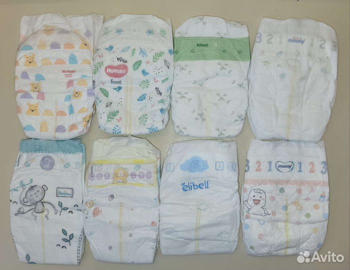 Подгузники разных производителей