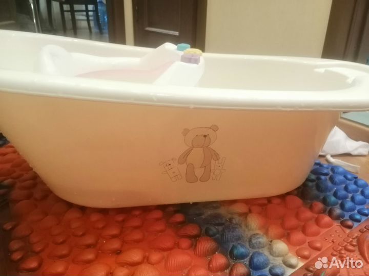 Ванна +сиденье+горка для мытья малыша