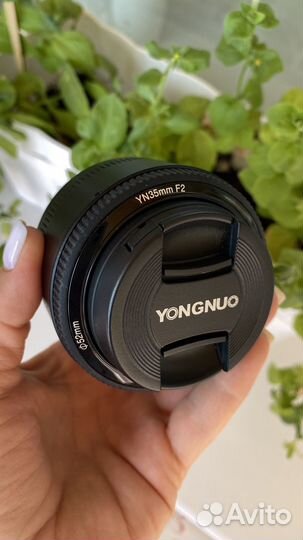Объектив yongnuo 35mm