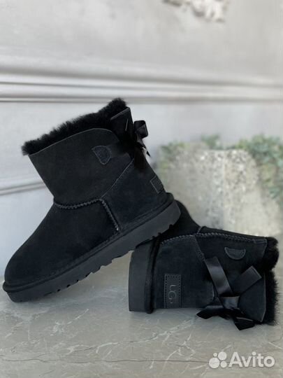 Женские женские угги Ugg Mini Bailey Bow оригинал