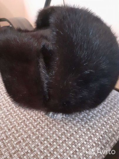 Норковая шапка мужская 55 64