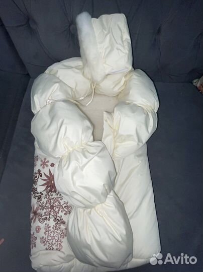 Теплый конверт для новорожденного