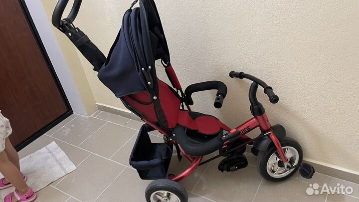 Велосипед коляска с ручкой