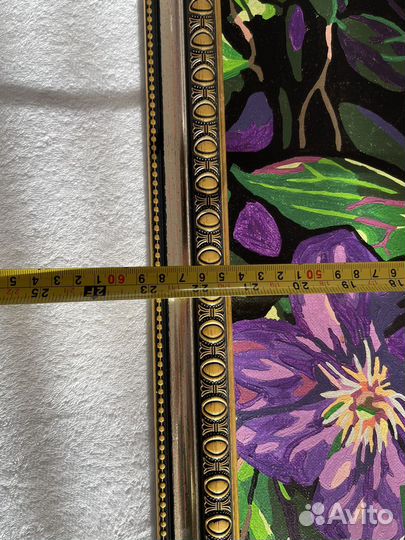 Картина маслом на холсте цветы