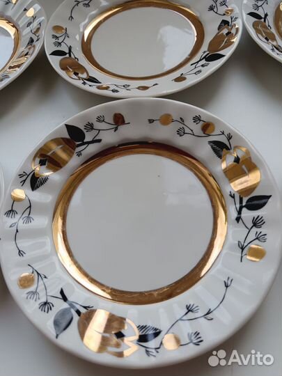 Набор тарелок фарфор СССР