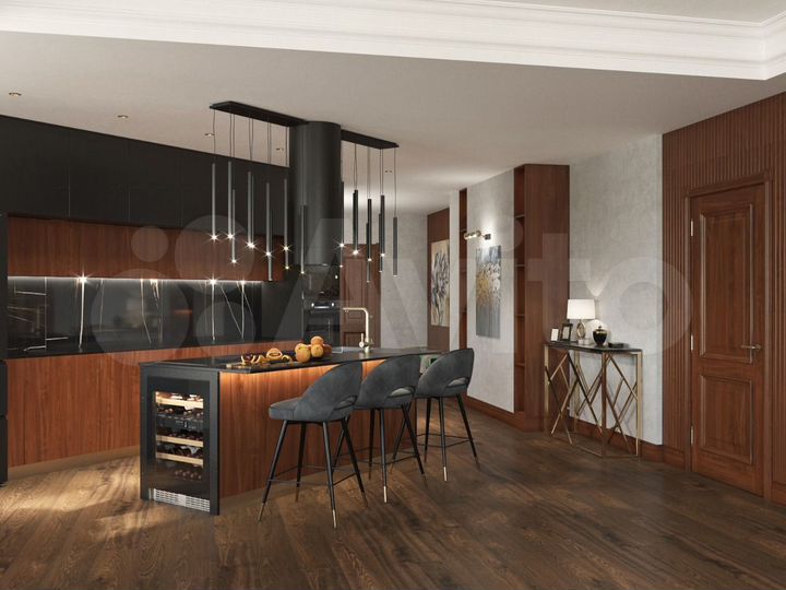 3-к. апартаменты, 140 м², 5/9 эт.