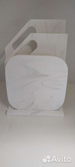 Разделочная доска с подставкой из искусствен камня