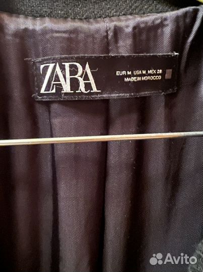 Пальто Zara демисезонное женское оверсайз