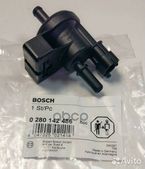 Клапан вентиляции, топливный бак 0280142486 Bosch