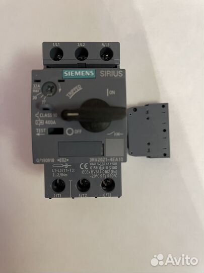 Автомат защиты двигателя Siemens 27-32a