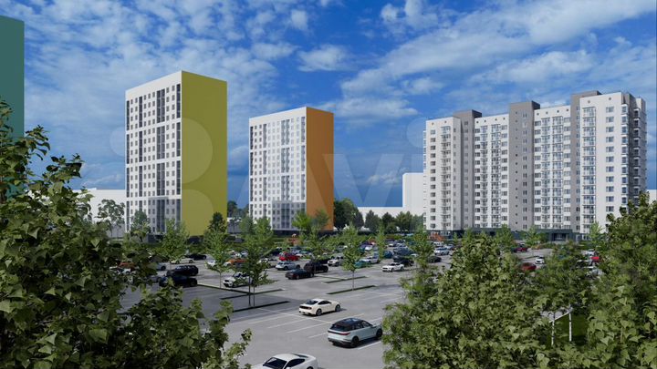 3-к. квартира, 65 м², 8/17 эт.