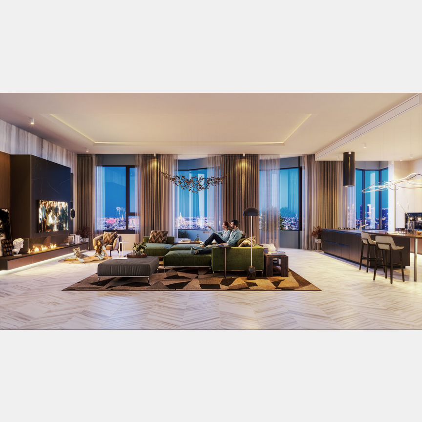 3-к. квартира, 76 м², 16/28 эт.