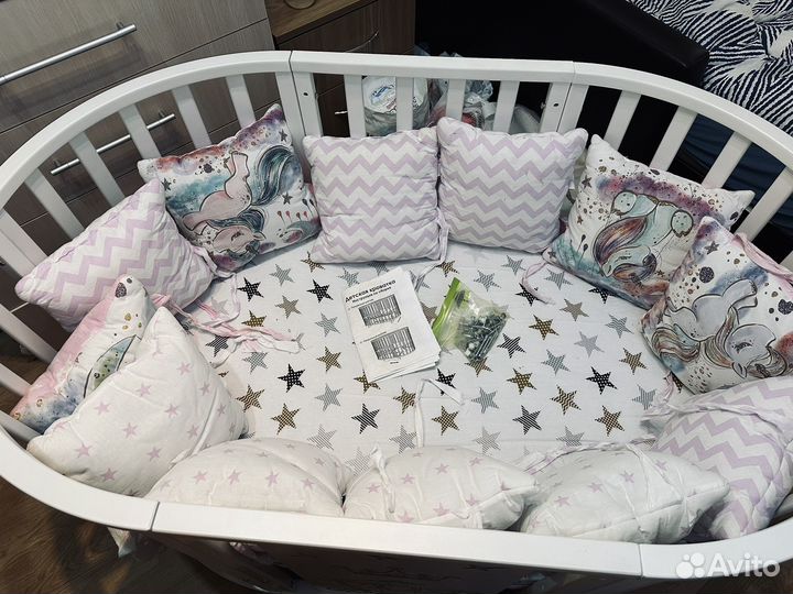 Детская кроватка трансформер