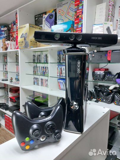 Xbox 360 Slim 250gb LT3.0+Free. Kinekt. 2 дж