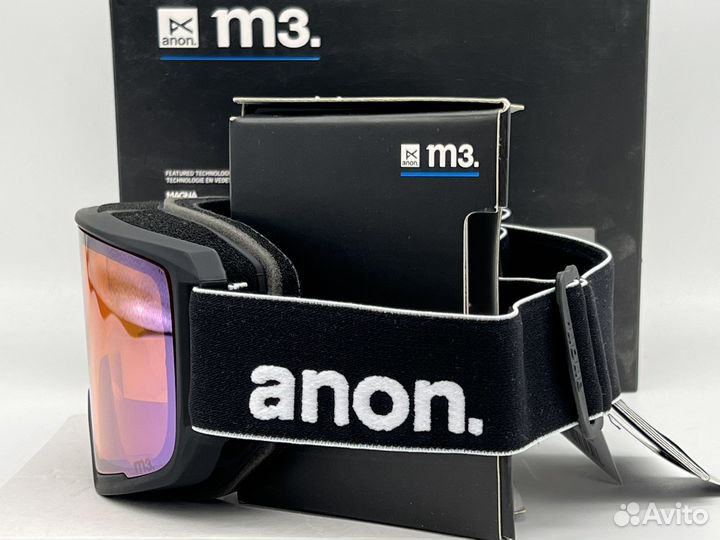 Сноуборд маска Anon M3 W/SPR Prcv Vrbl Grn