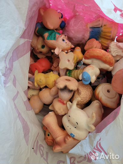 Резиновые игрушки СССР