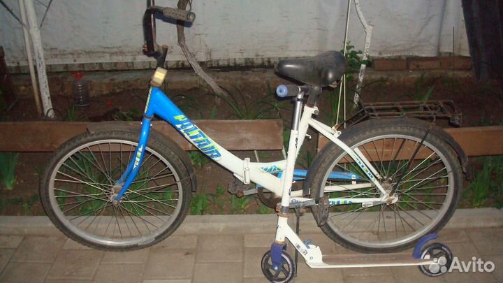 Велосипед altair 24 (д.самокат, каска)