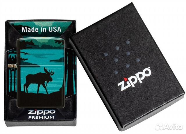 Зажигалка Zippo Premium - Moose Landscape Design