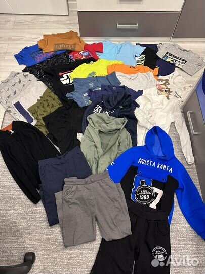 Вещи пакетом на мальчика 128-134