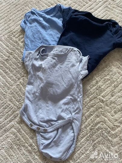 Детские вещи пакетом от 0 до 3 памперсы