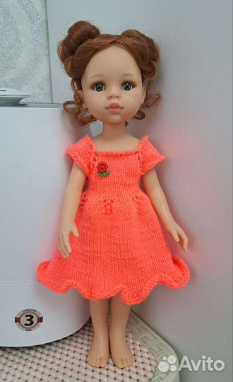 Вязаная одежда для куклы Паола рейна