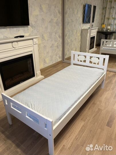 Кровать детская Икея Криттер с барашками