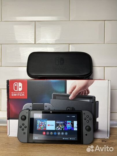 Nintendo switch прошитая +128gb