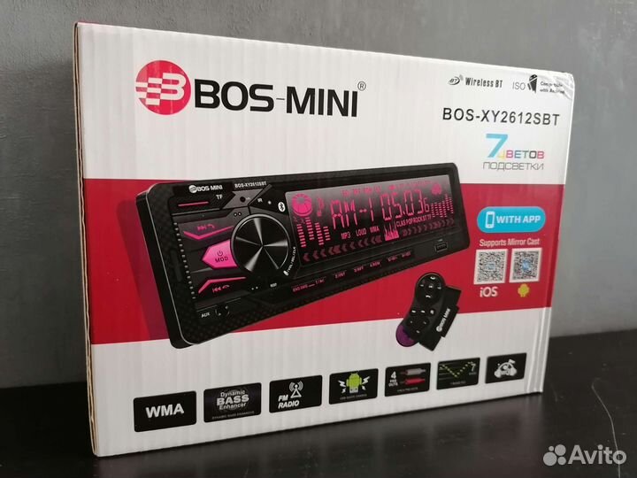 Магнитола Bos mini с Bluetooth