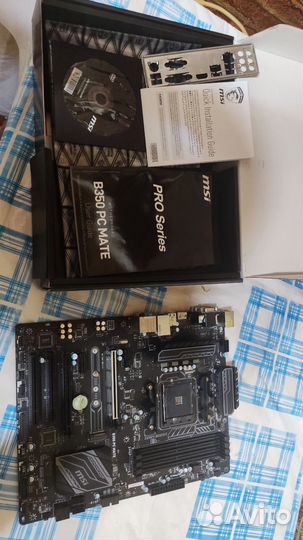 Материнская плата msi b350 pc mate