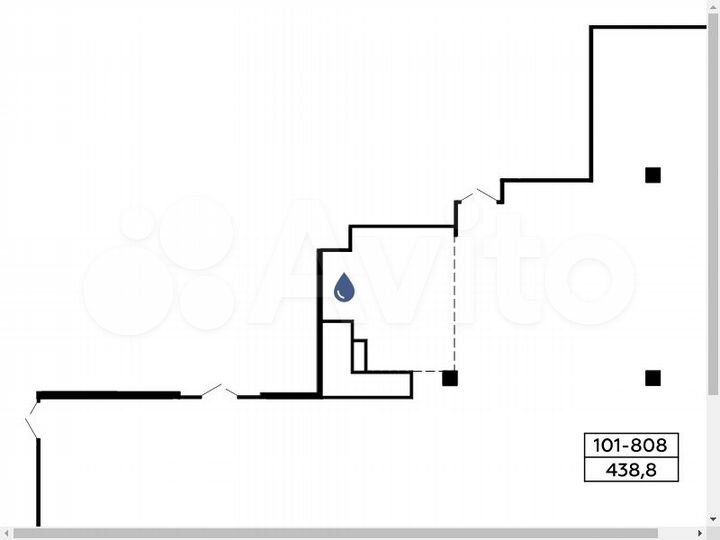 Аренда офисное помещение площадью 438.8 кв.м