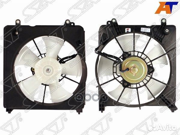 Диффузор радиатора в сборе honda FIT/jazz 07- S