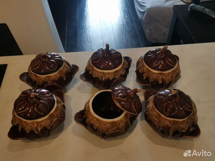 Глиняный горшочки для приготовления пищи