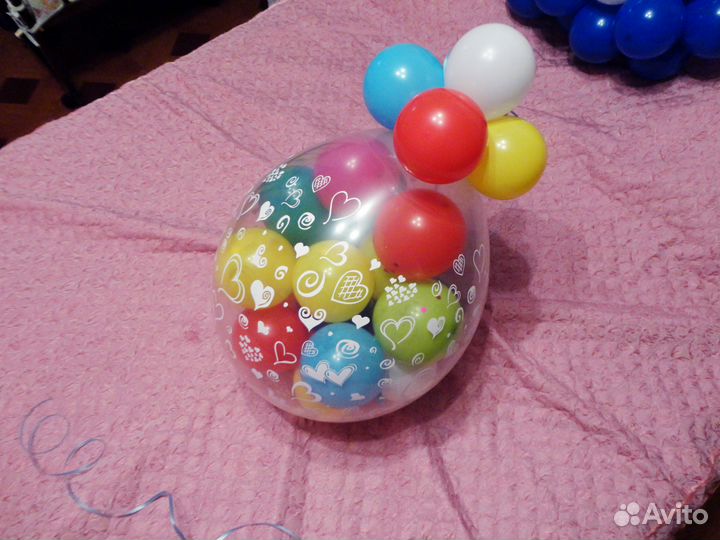 Шар-сюрприз Хлопушка - сюрприз из воздушных шаров