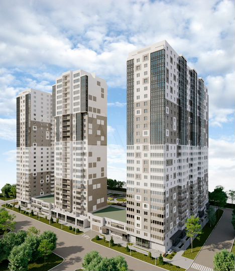 3-к. квартира, 101,6 м², 8/27 эт.