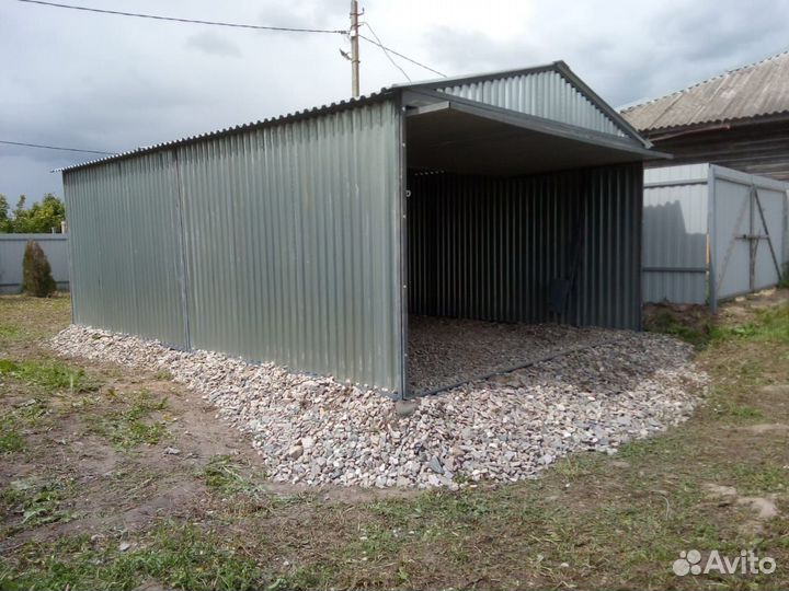 Гараж оцинкованный