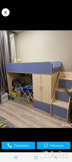 Детская кровать чердак