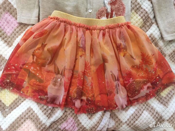 Acoola комплект(юбка,жакет)для девочки,р-р 116(6)