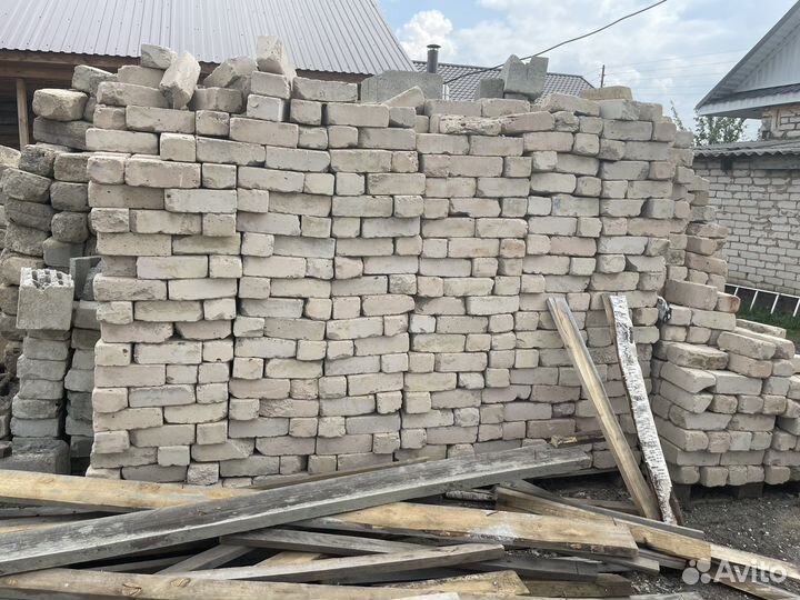 Кирпич белый бу и шкакоблок бу