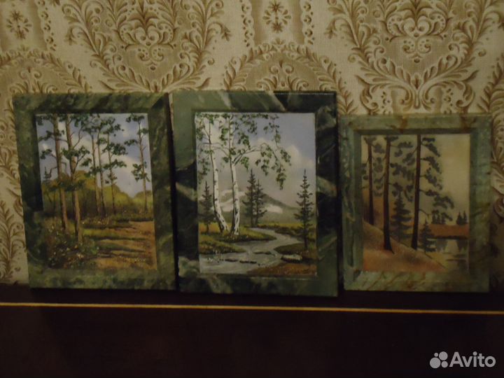 Картины маслом и на камне