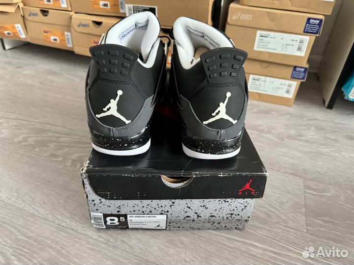 Кроссовки Nike air jordan 4 зимние с мехом